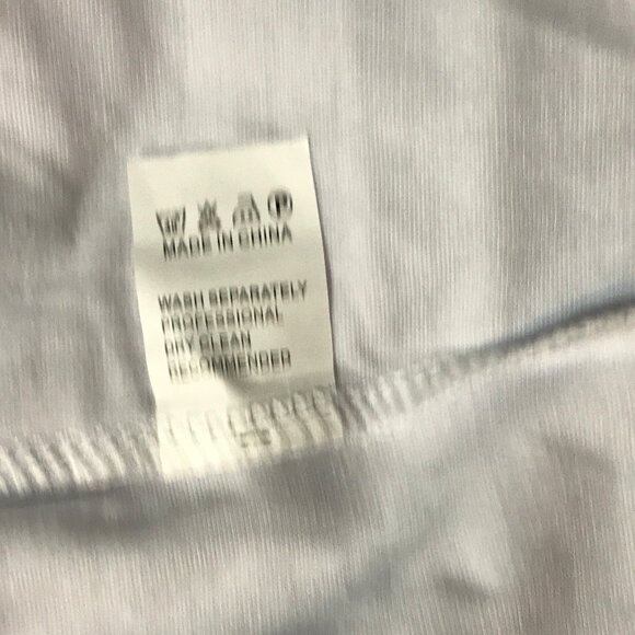 High Quality Women's T Shirt with Front White Floral Dandelion Print 3 XL - Picture 8 of 9